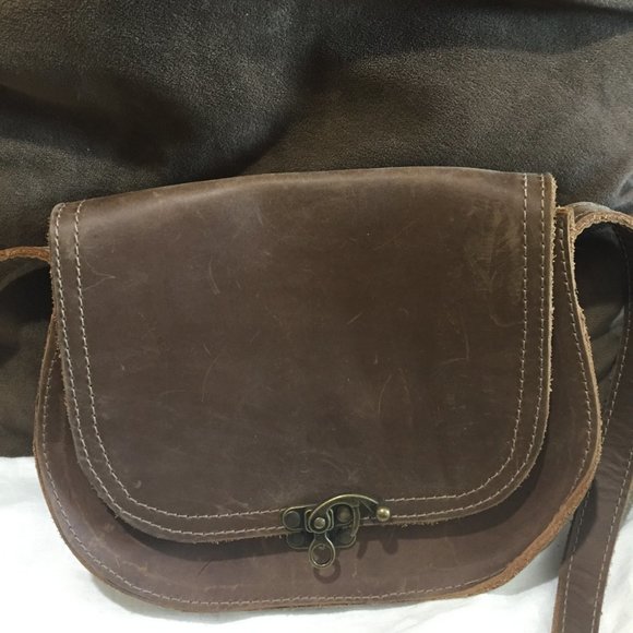 Vintage Crossbody Handbags Handbags - VINTAGE SMALL CROSSBODY LEATHER HANDBGBAGS